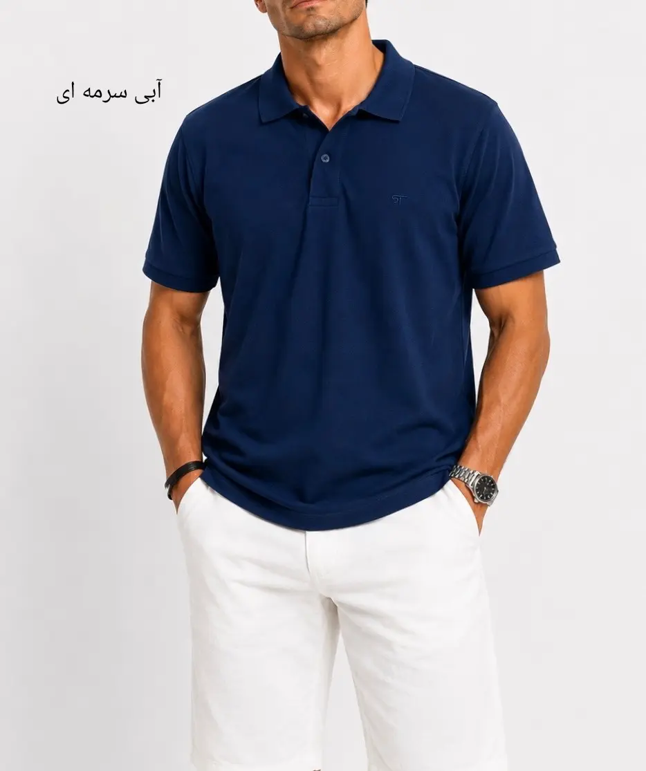 تیشرت یقه دار مردانه ساعد